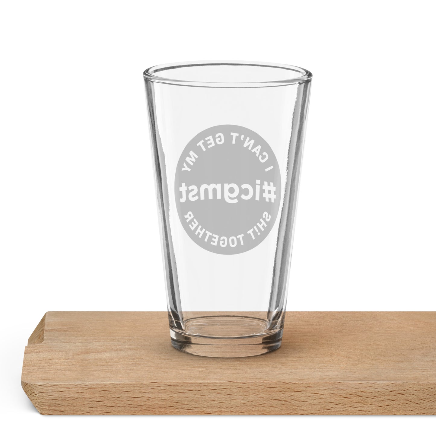 #icgmst Pint Glass