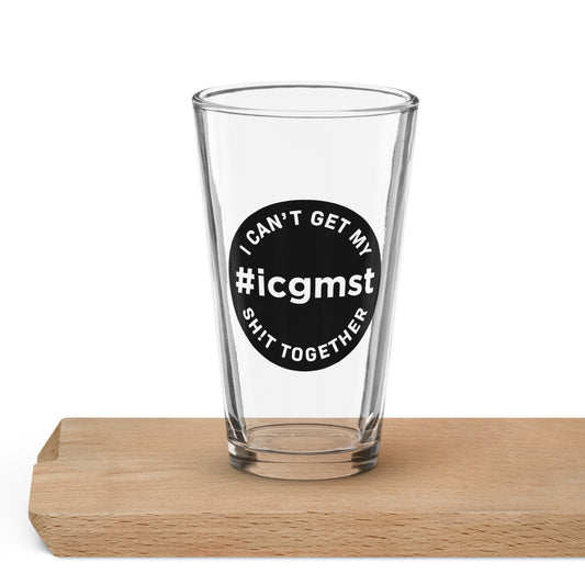 #icgmst Pint Glass