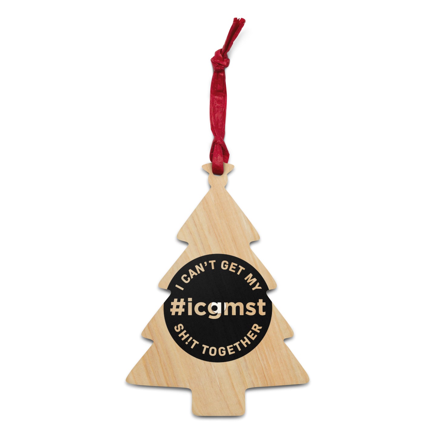 #icgmst Wooden Tree Ornament