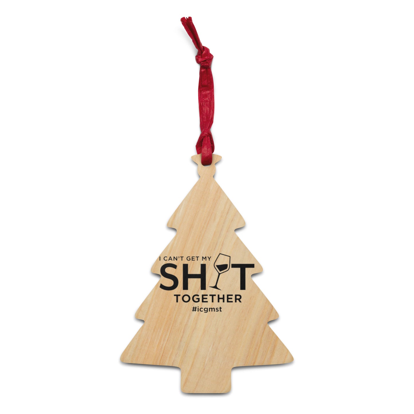 #icgmst Wooden Tree Ornament